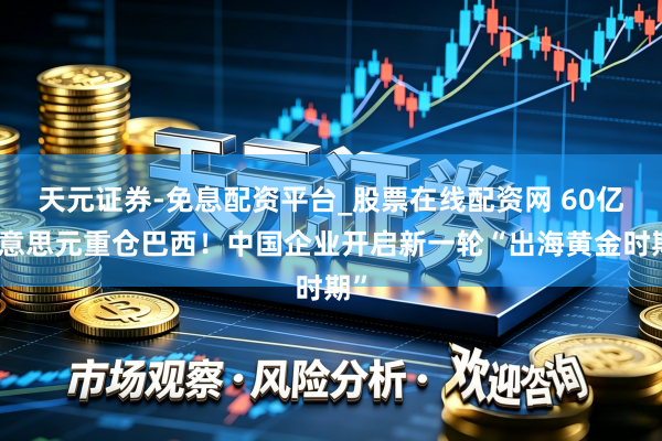 天元证券-免息配资平台_股票在线配资网 60亿好意思元重仓巴西！中国企业开启新一轮“出海黄金时期”
