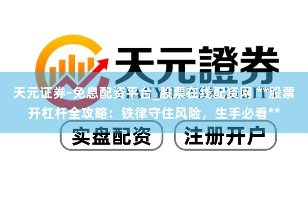天元证券-免息配资平台_股票在线配资网 **股票开杠杆全攻略:铁律守住风险,生手必看**